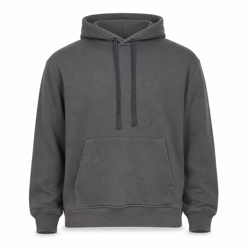Zara Men Grey Pullover Hoodie Small Fleece Long Sleeve Casual