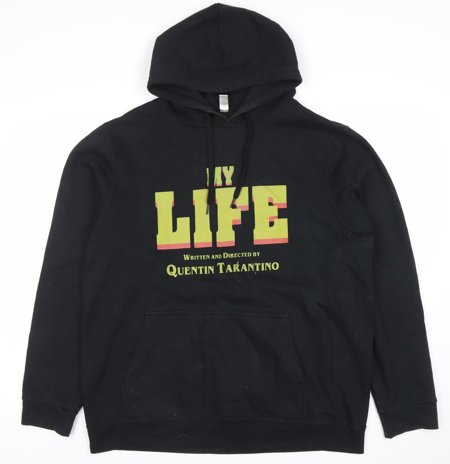 Pampling Unisex Adults Black 2XL Pullover Hoodie Quentin Tarantino Movie Graphic