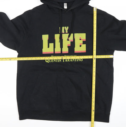 Pampling Unisex Adults Black 2XL Pullover Hoodie Quentin Tarantino Movie Graphic