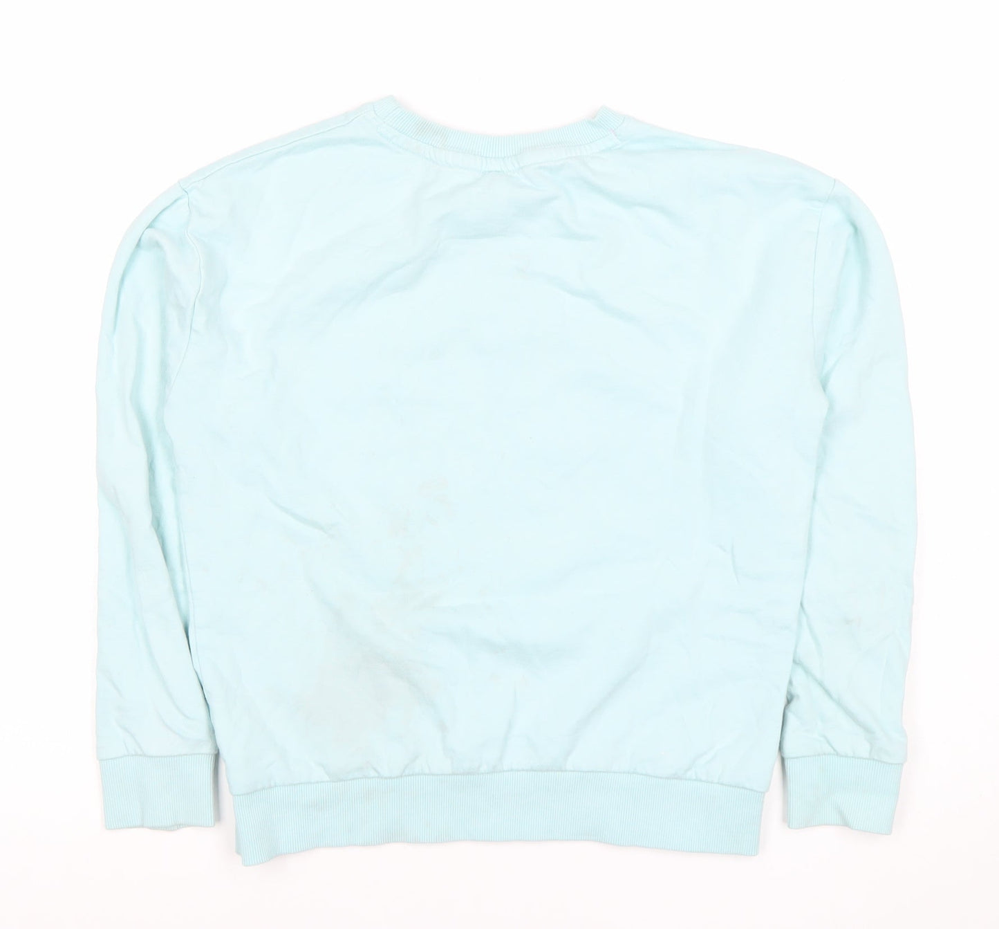 Primark Disney Girls Blue Stitch Sweatshirt 10 Years Pullover Christmas
