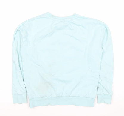 Primark Disney Girls Blue Stitch Sweatshirt 10 Years Pullover Christmas