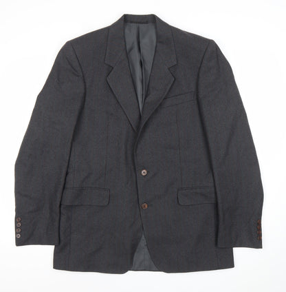 The Gold Collection Men's Multicoloured Stripes Wool Blazer Jacket 40R Classic Fit