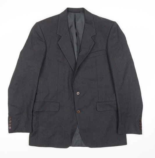 The Gold Collection Men's Multicoloured Stripes Wool Blazer Jacket 40R Classic Fit