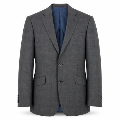 Marks and Spencer Men’s Grey Wool Suit Jacket 38” M Regular Check