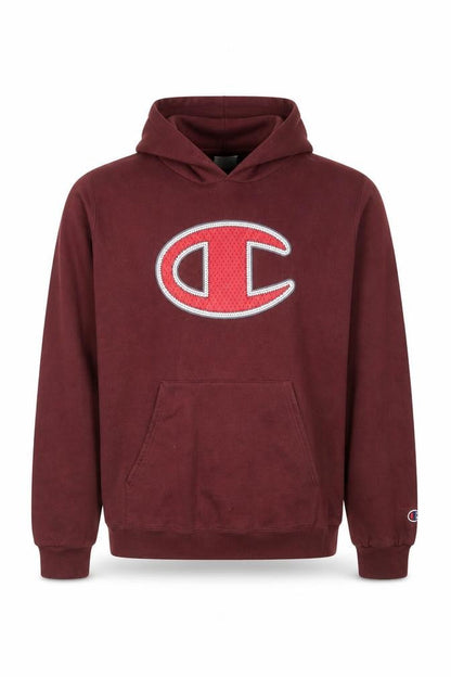 Mens UK Size XL Champion Red Pullover Hoodie