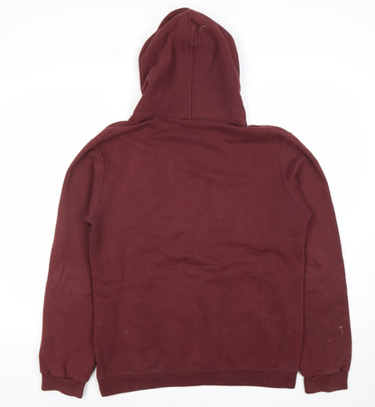 Mens UK Size XL Champion Red Pullover Hoodie