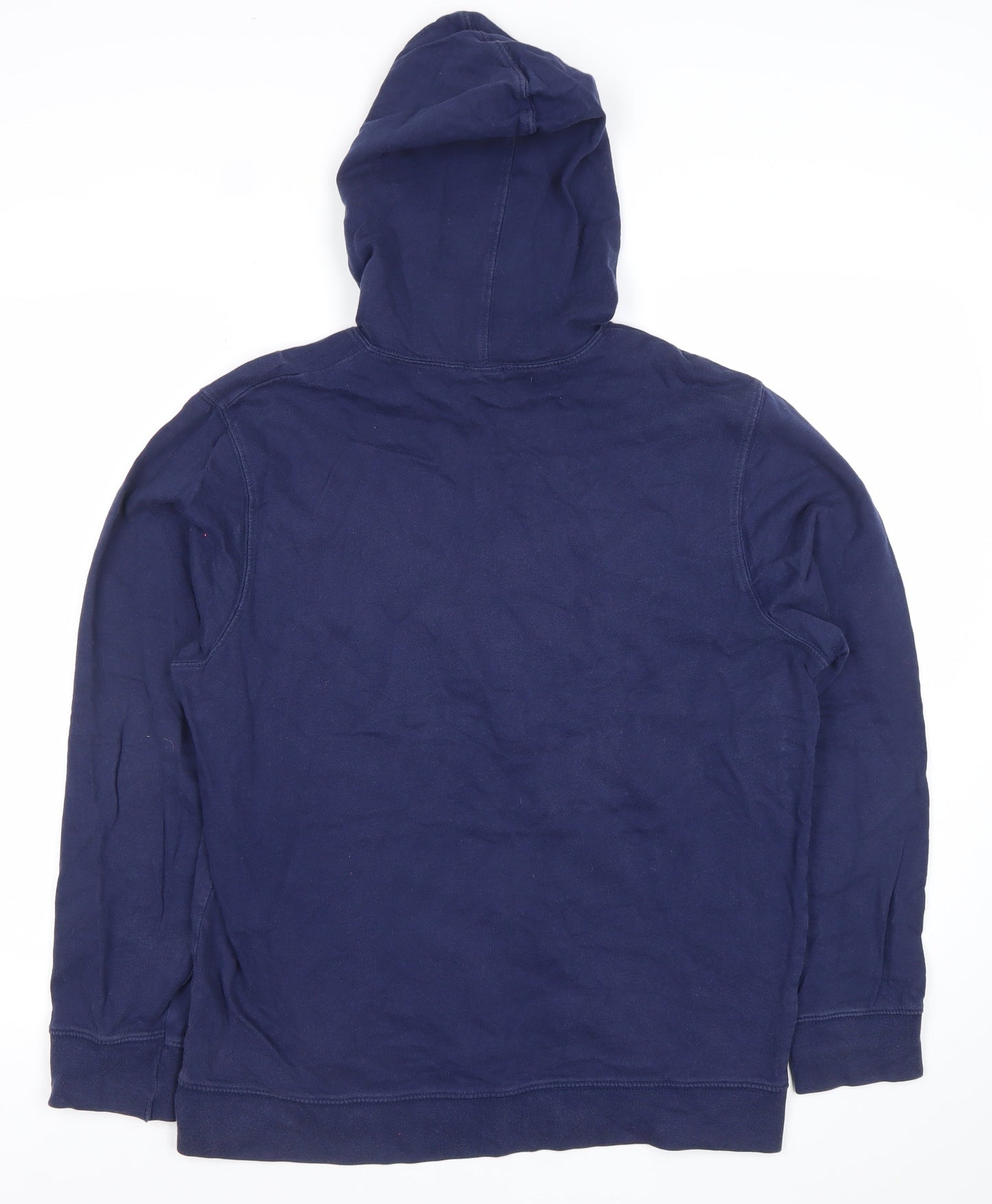 Batman Men’s Blue Pullover Hoodie Medium Graphic Print Superhero