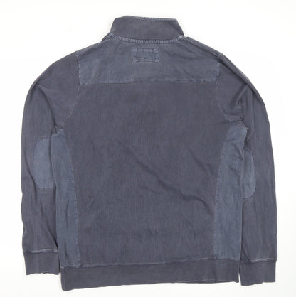 Mens UK Size M Peter Storm Blue Henley Sweatshirt