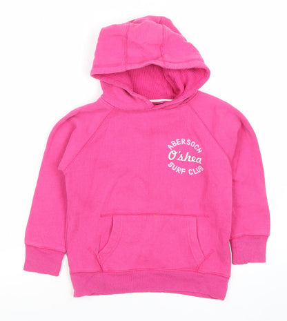 O'Shea Girls Pink Pullover Hoodie Size 10 Years Surf Club Graphic