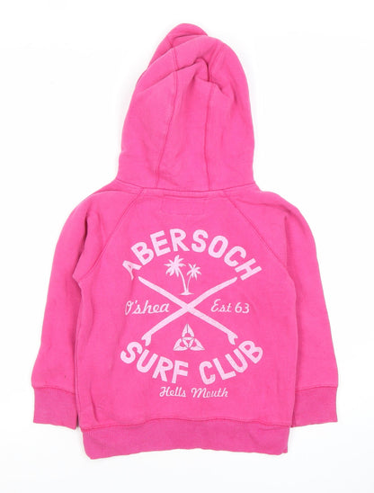 O'Shea Girls Pink Pullover Hoodie Size 10 Years Surf Club Graphic