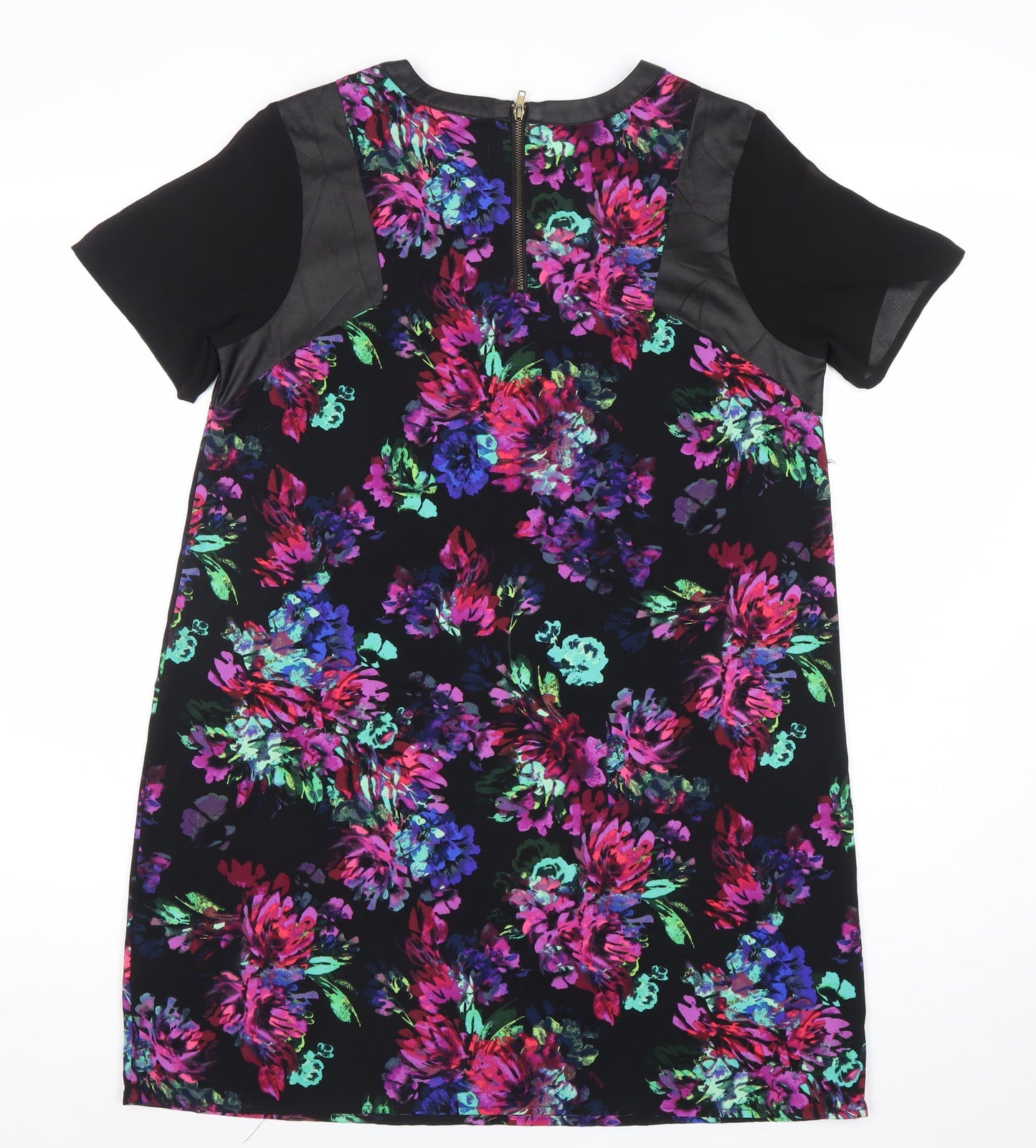 Neon Rose Womens Multicoloured Floral Shift Dress Size 10