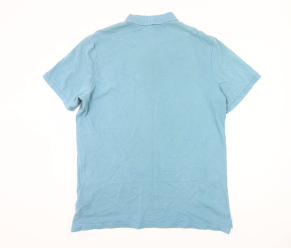 Nike Men’s Blue XL Cotton Polo Shirt Short Sleeve Casual Sportswear