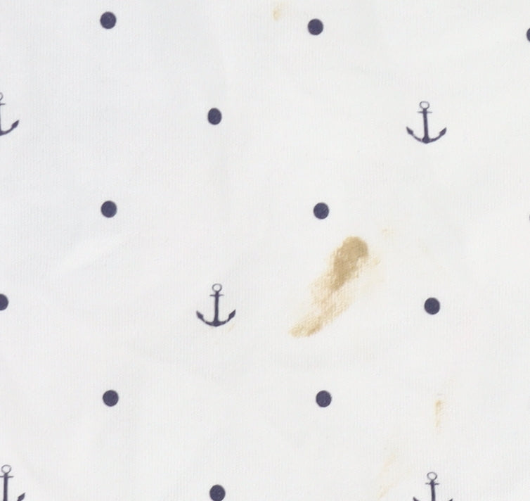 Tommy Hilfiger Men’s White 2XL Anchor Print Polo Shirt