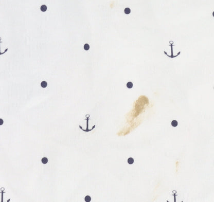 Tommy Hilfiger Men’s White 2XL Anchor Print Polo Shirt