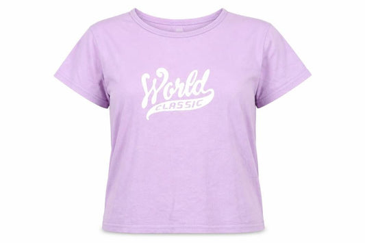 GAP Women’s Purple Cotton T-Shirt L Crew Neck Short Sleeve Casual