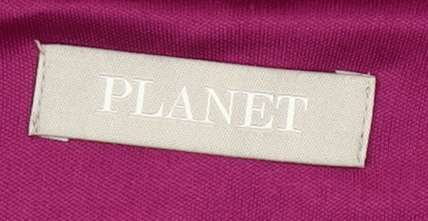 Planet Womens Pink Size 14 Sheath Knee Length Formal Dress