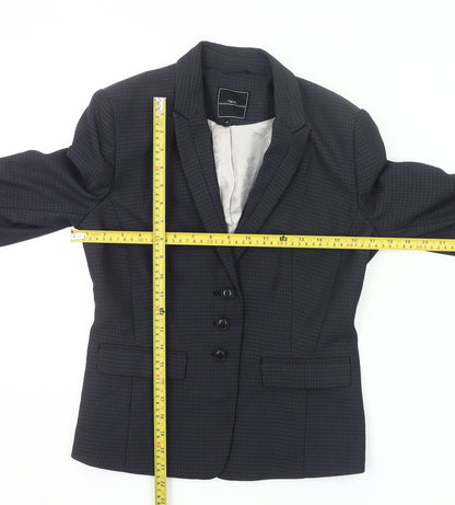 Next Womens Blue Size 8 Slim Fit Single-Breasted Suit Jacket