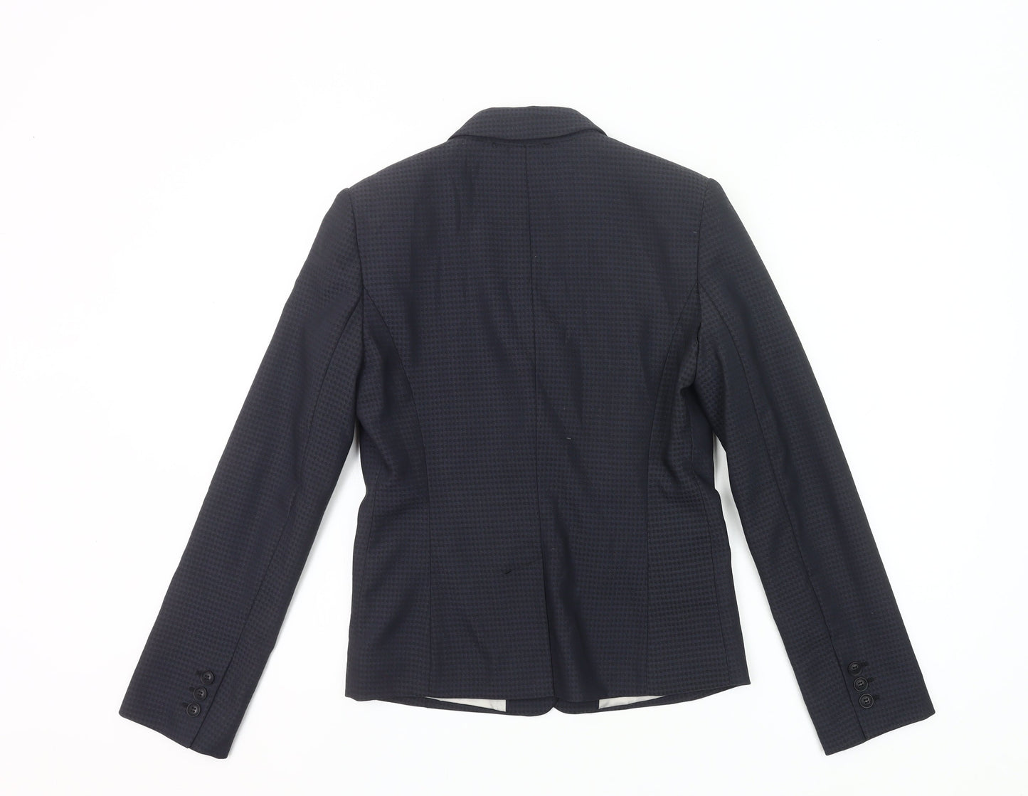 Next Womens Blue Size 8 Slim Fit Single-Breasted Suit Jacket