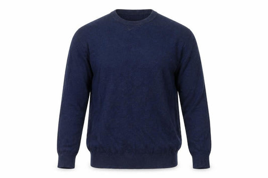 Feraud Men’s Blue Cotton Crew Neck Jumper Size S Long Sleeve