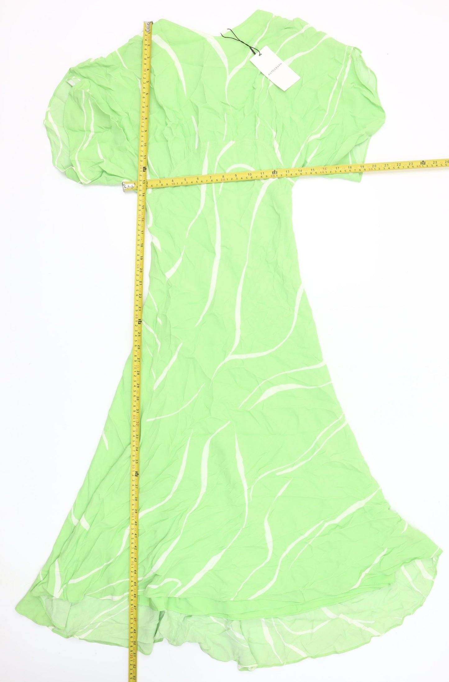Marks and Spencer Women Green Size 6 Fit & Flare Midi Dress