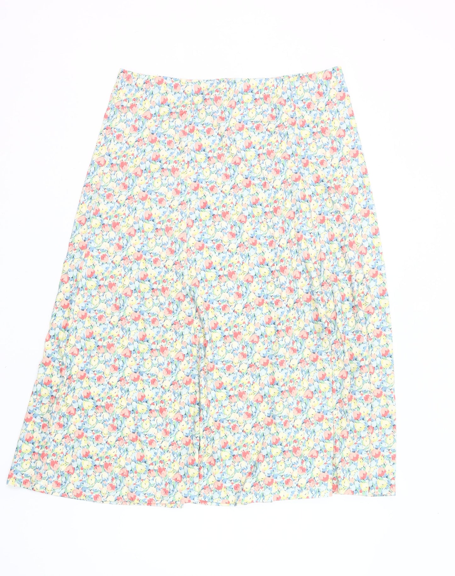Cotswold Collections Women’s Multicoloured Floral A-Line Cotton Skirt XL