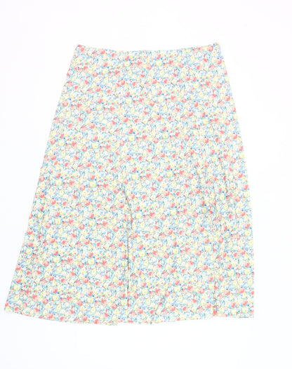 Cotswold Collections Women’s Multicoloured Floral A-Line Cotton Skirt XL