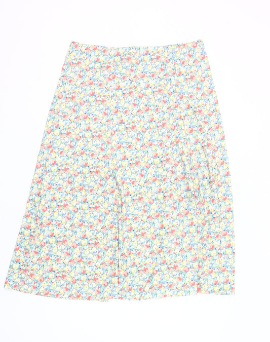 Cotswold Collections Women’s Multicoloured Floral A-Line Cotton Skirt XL