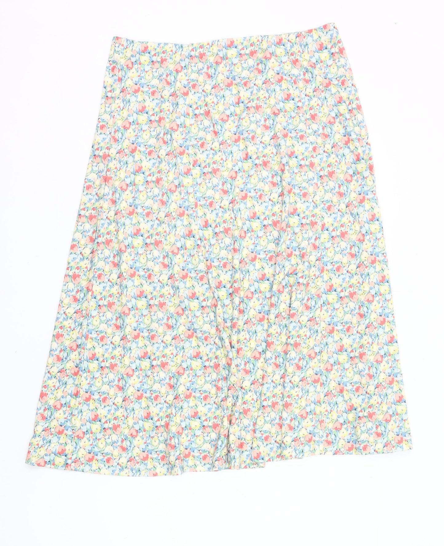 Cotswold Collections Women’s Multicoloured Floral A-Line Cotton Skirt XL
