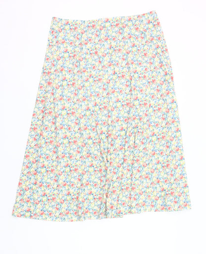Cotswold Collections Women’s Multicoloured Floral A-Line Cotton Skirt XL