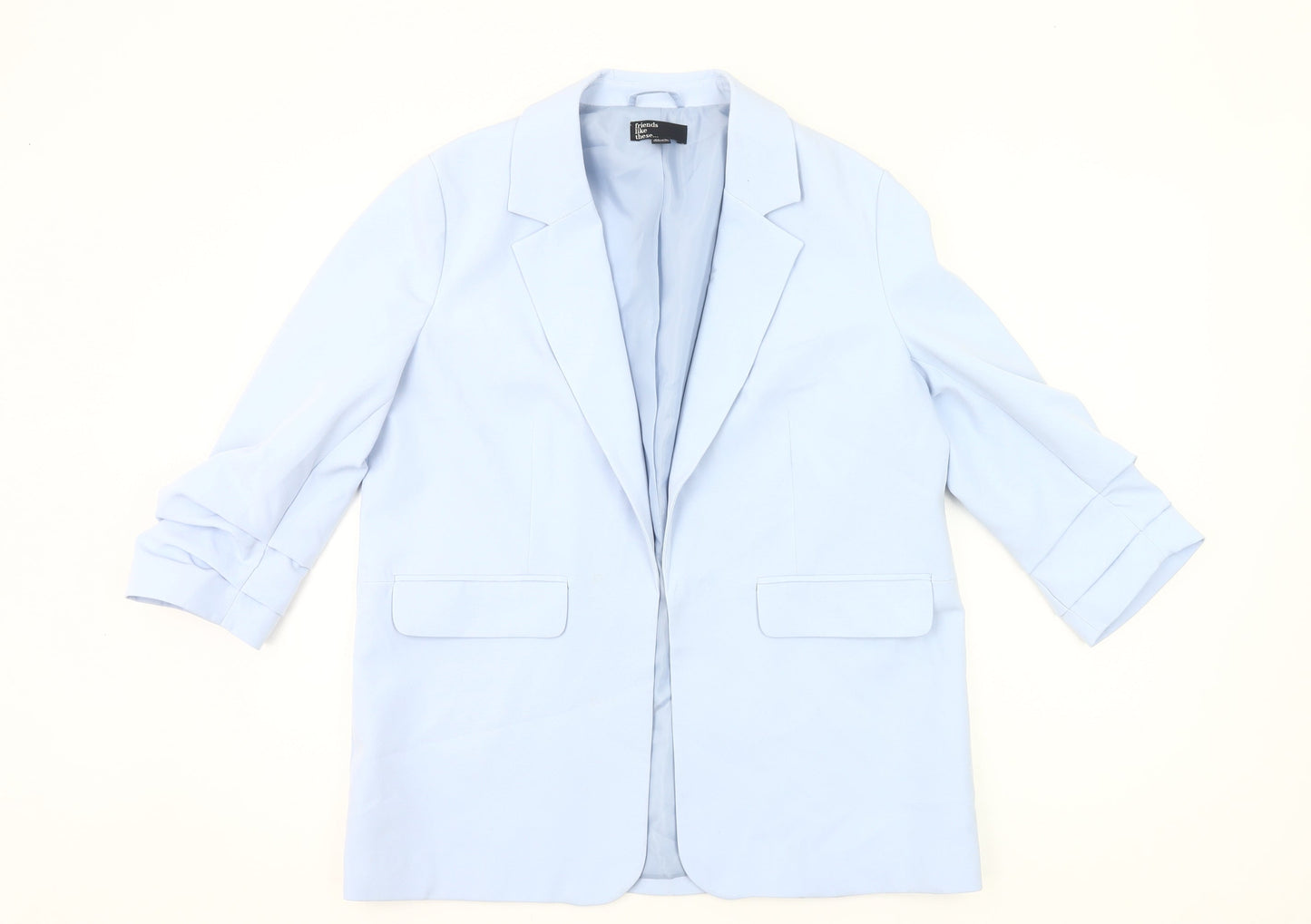 Friends Like These Women’s Blue Blazer UK 12 Notch Lapel Jacket