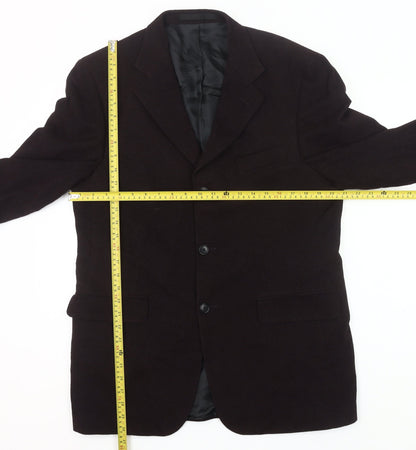 Marks and Spencer Men’s Plum Blazer Jacket 40 Chest Medium Wool Blend
