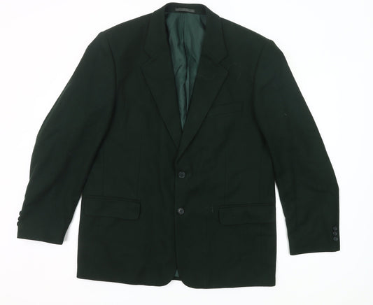 Mens UK Size 42 Burton Menswear Regular Green Suit Jacket