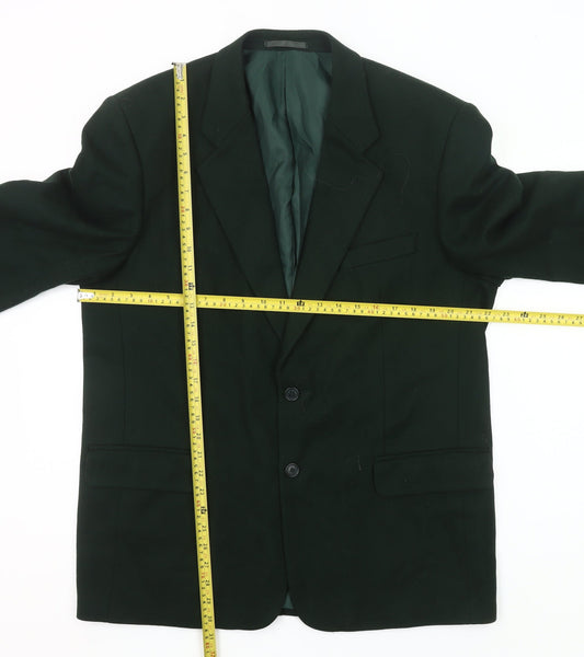 Mens UK Size 42 Burton Menswear Regular Green Suit Jacket