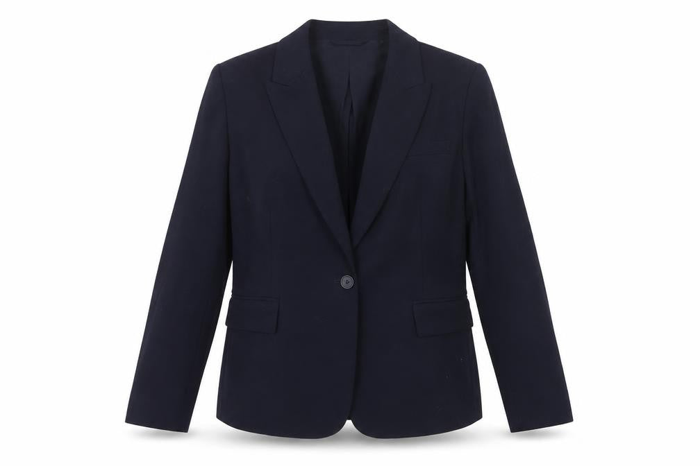 Marks and Spencer Women’s Blue Blazer Size 12 Single-Breasted Jacket