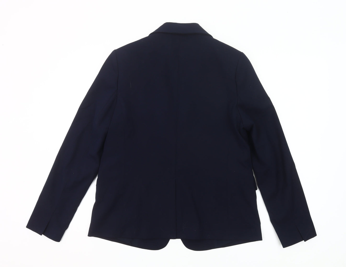 Marks and Spencer Women’s Blue Blazer Size 12 Single-Breasted Jacket