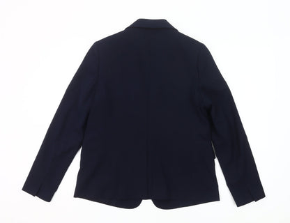Marks and Spencer Women’s Blue Blazer Size 12 Single-Breasted Jacket