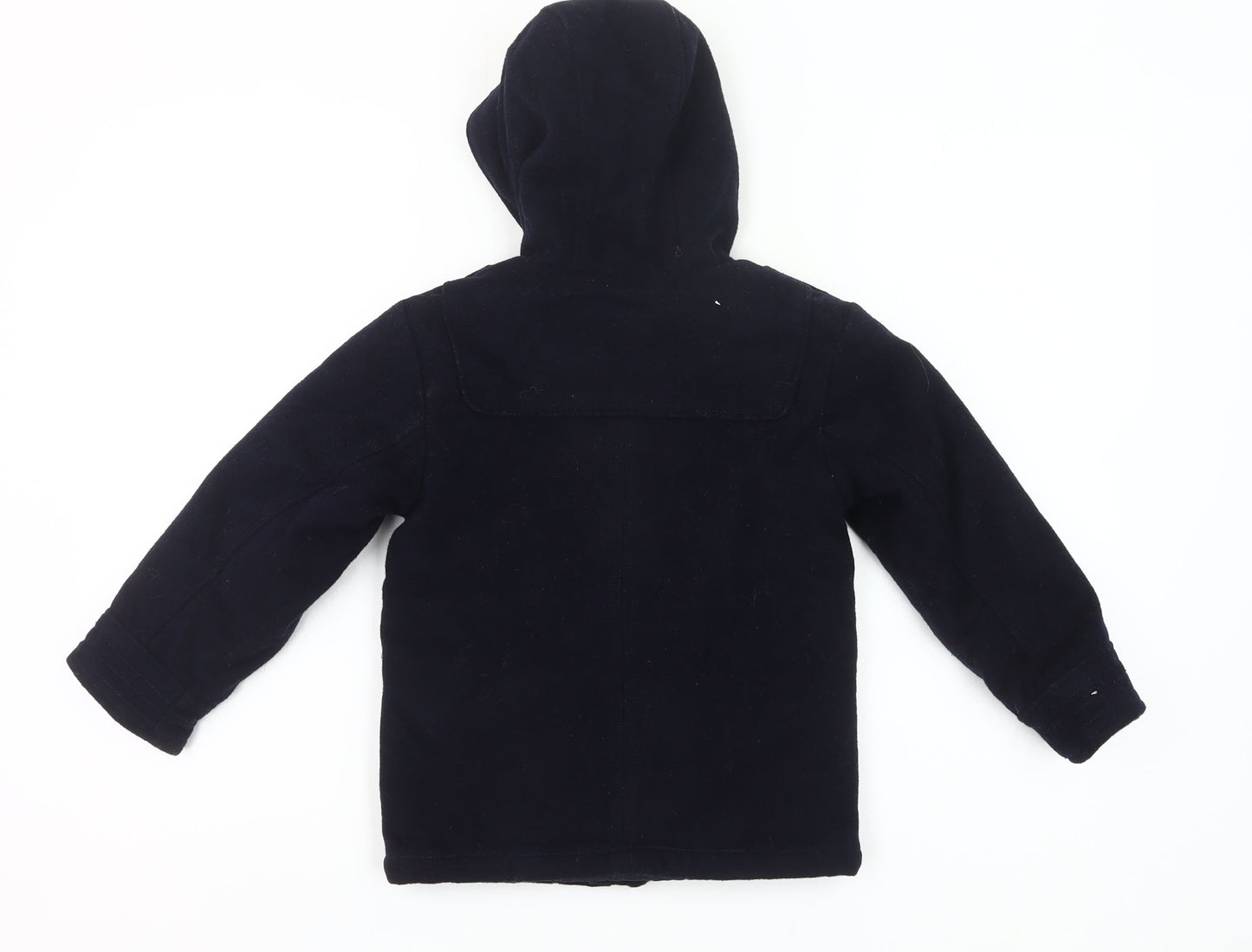 Designers at Debenhams Boys Black Wool Blend Duffle Coat 5 Years Hooded