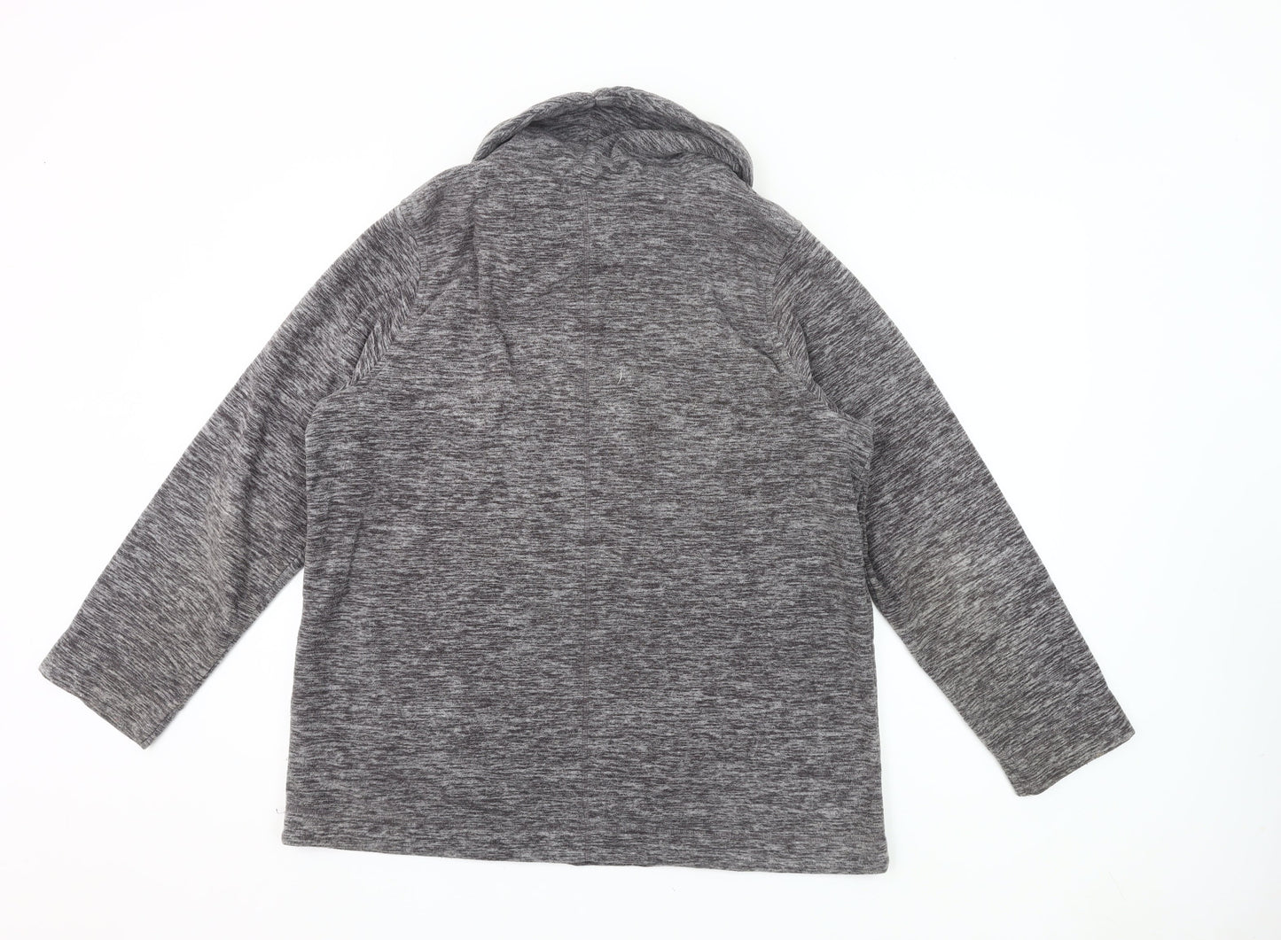 Regatta Womens Grey Pullover Sweatshirt UK 16 Outdoor Hooded Fleece