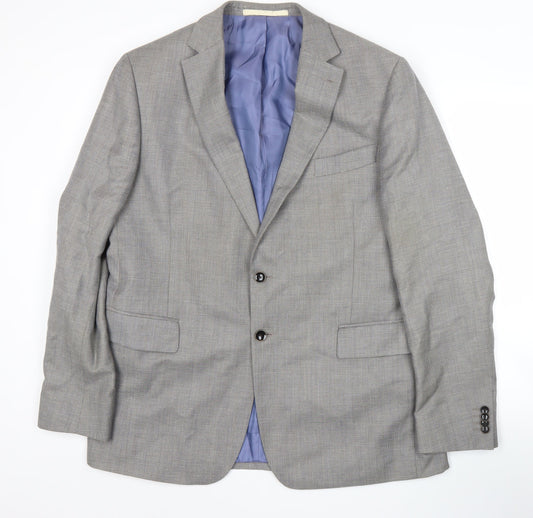 Mens UK Size 44 Marks and Spencer Regular Grey Suit Jacket