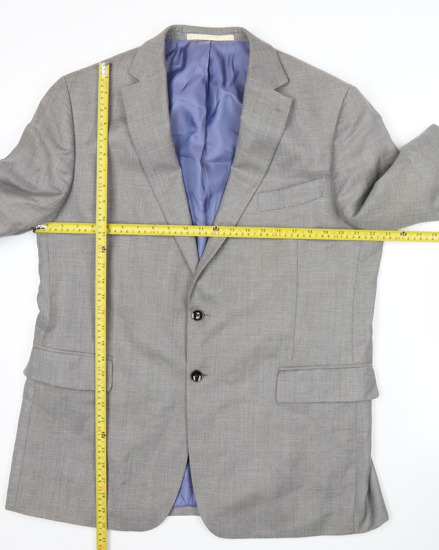Mens UK Size 44 Marks and Spencer Regular Grey Suit Jacket