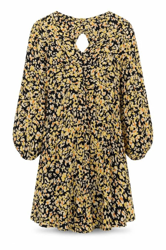 Oasis Women's Size 14 Multicoloured Floral A-Line Dress
