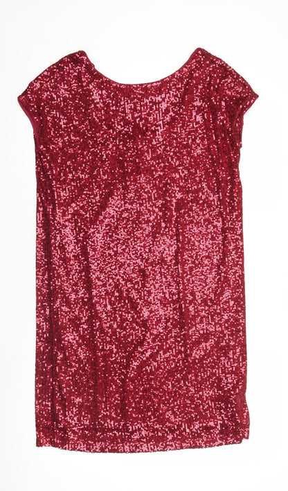 Next Women’s Red Sequin Bodycon Party Dress Size 8