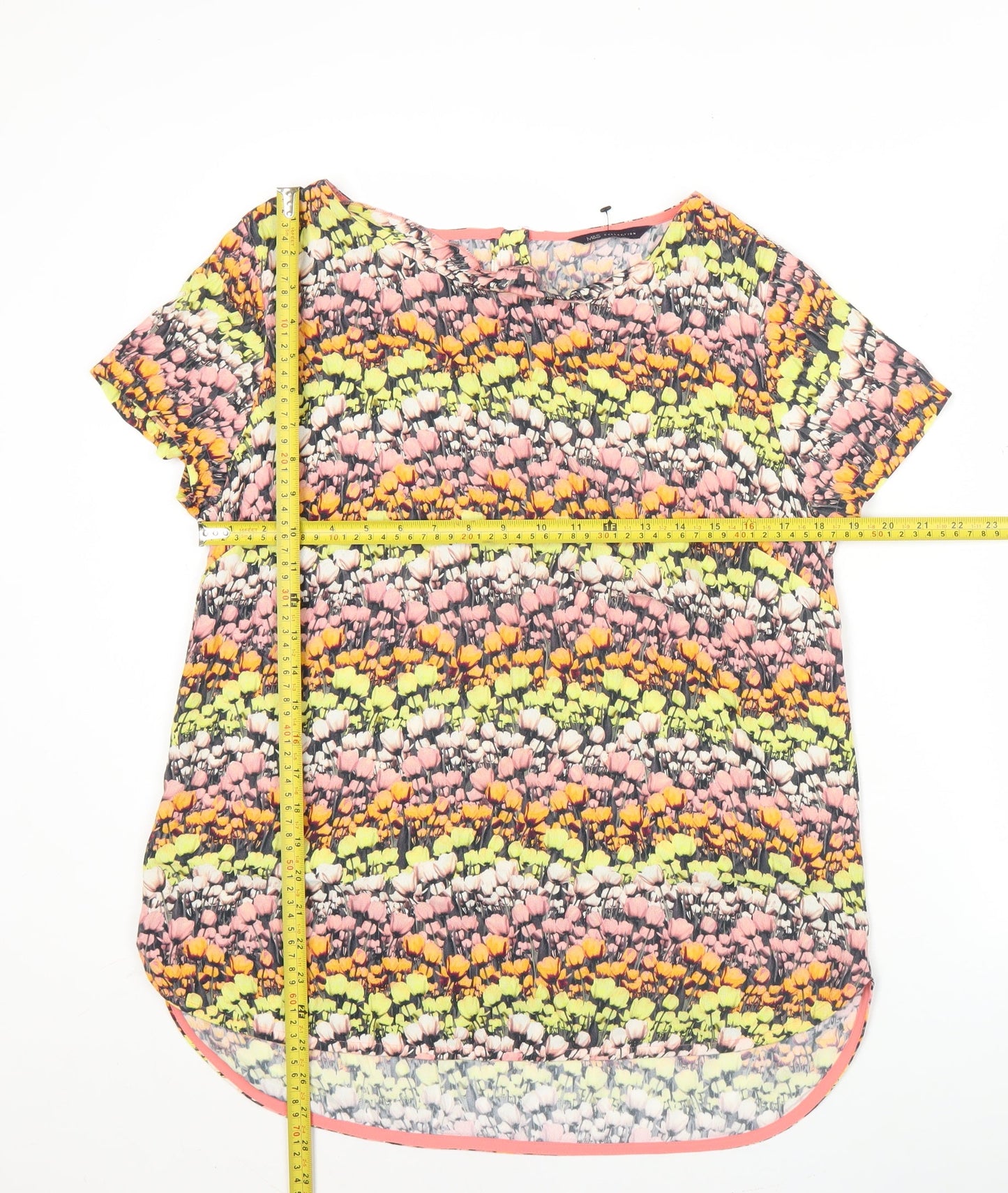 Marks and Spencer Women’s Multicoloured Floral Blouse UK 10