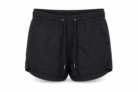 H&M Women Black Size 4 Regular Shorts 100% Lyocell Drawstring