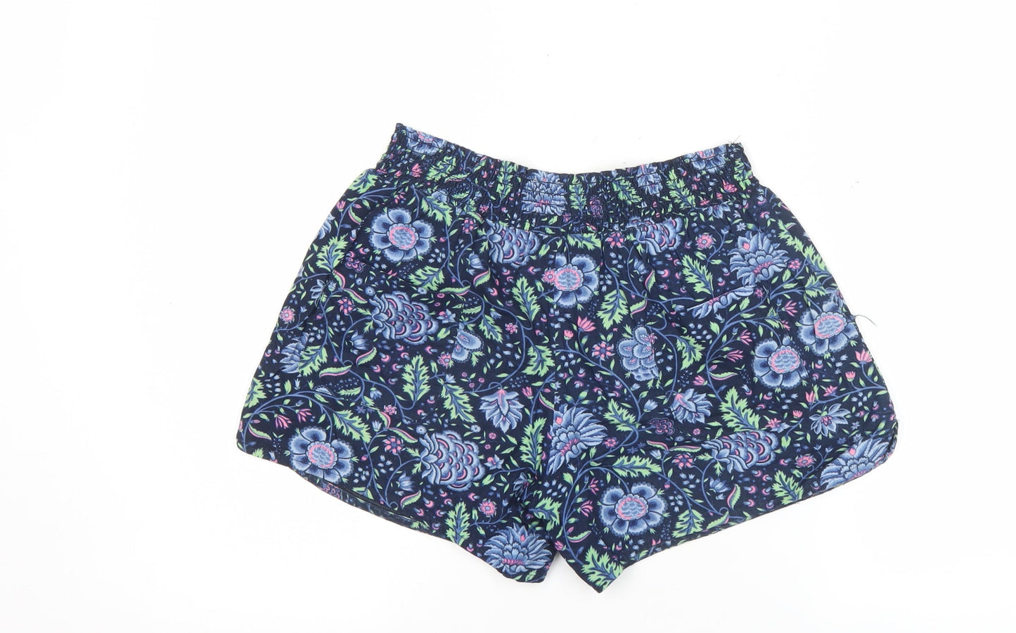 Jack Wills Womens Multicoloured Floral Cotton Shorts UK 8