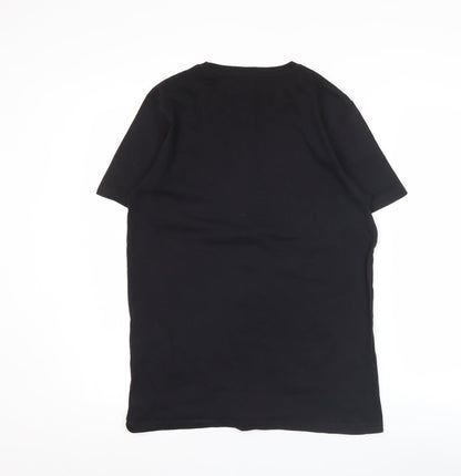 Mens UK Size L JACK & JONES Black  T-Shirt