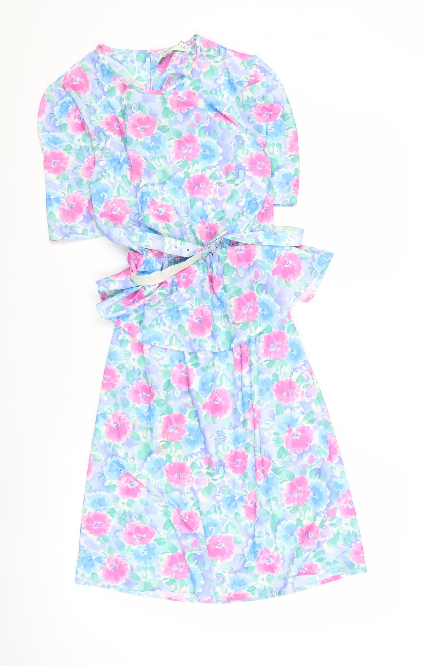 Marks and Spencer Women’s Multicoloured Floral Sheath Dress Size 10