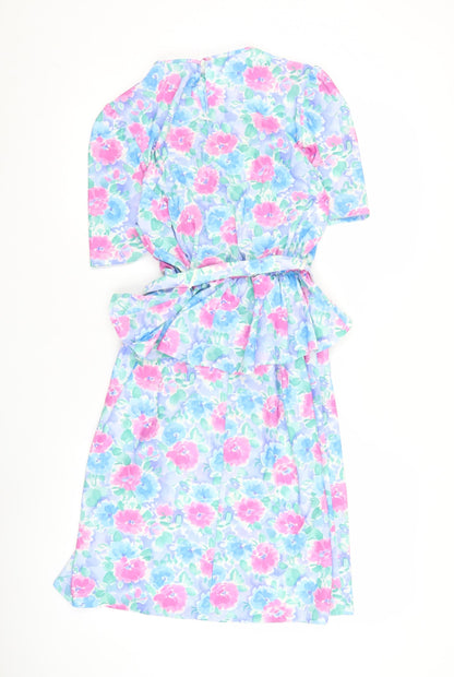 Marks and Spencer Women’s Multicoloured Floral Sheath Dress Size 10
