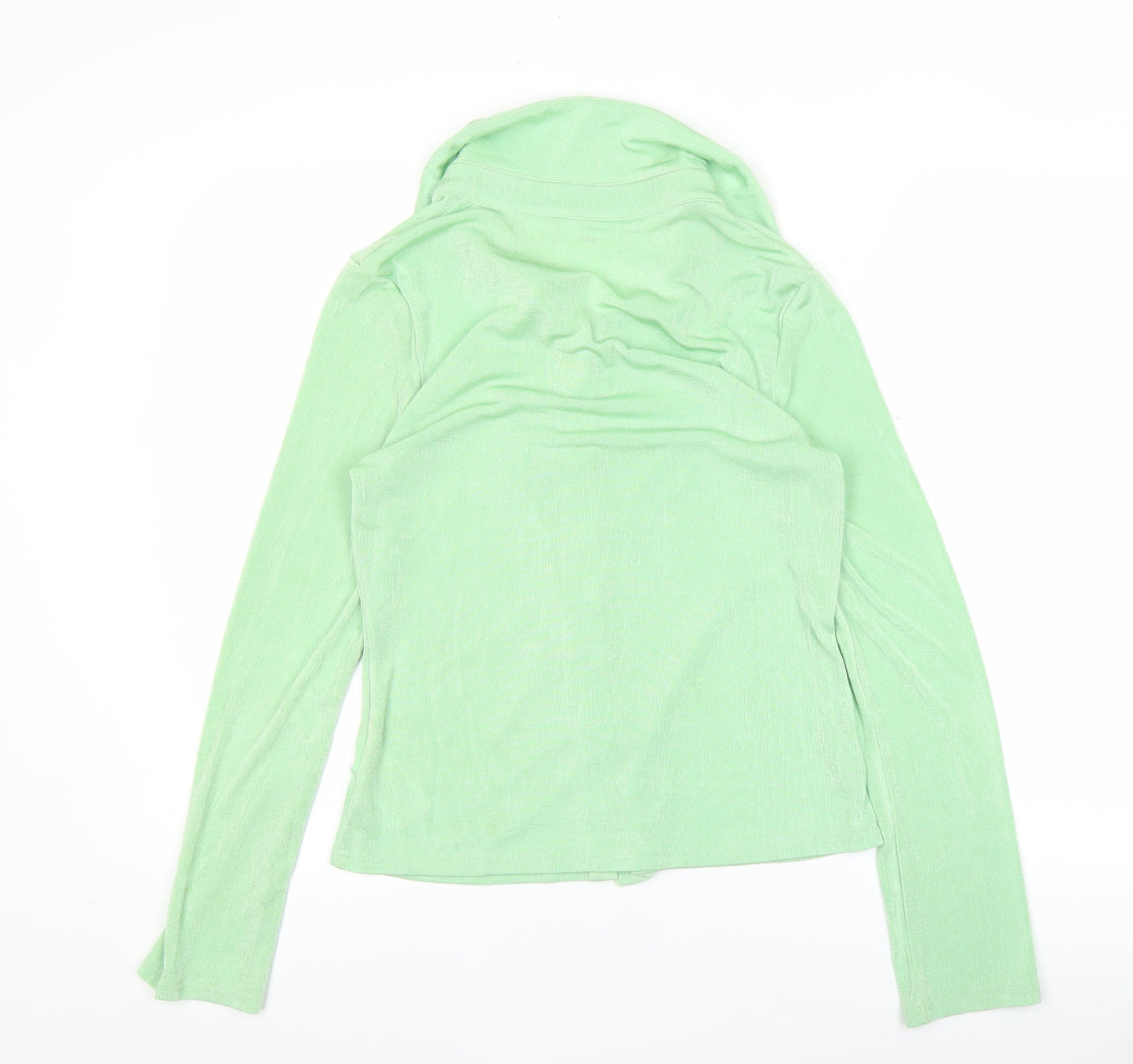 Daisy Street Womens Green Size 14 Collared Button-Up Top