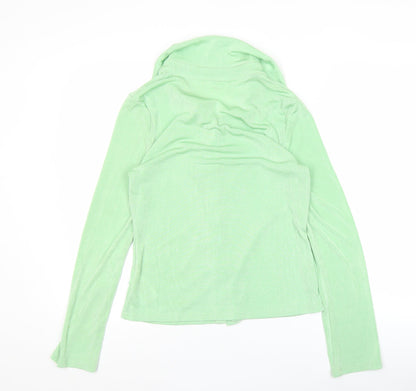 Daisy Street Womens Green Size 14 Collared Button-Up Top